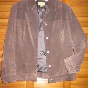 Caslon Brown Leather Jacket
